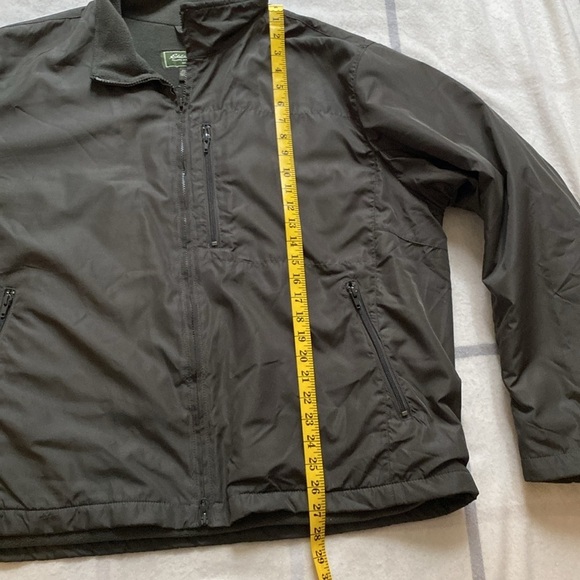 Eddie Bauer Men's Green Fleece Lined Soft Shell Jacket Size Extra Large - Picture 15 of 15